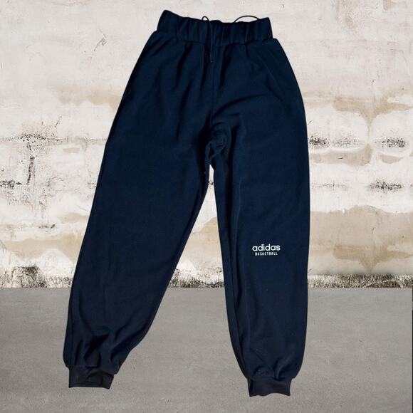 Adidas Women's Select Basketball Sweat Pants Black Size Small - Picture 3 of 6